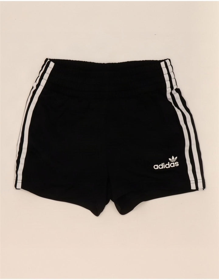 Adidas sportsshorts til kvinder UK 4 XS sort polyester