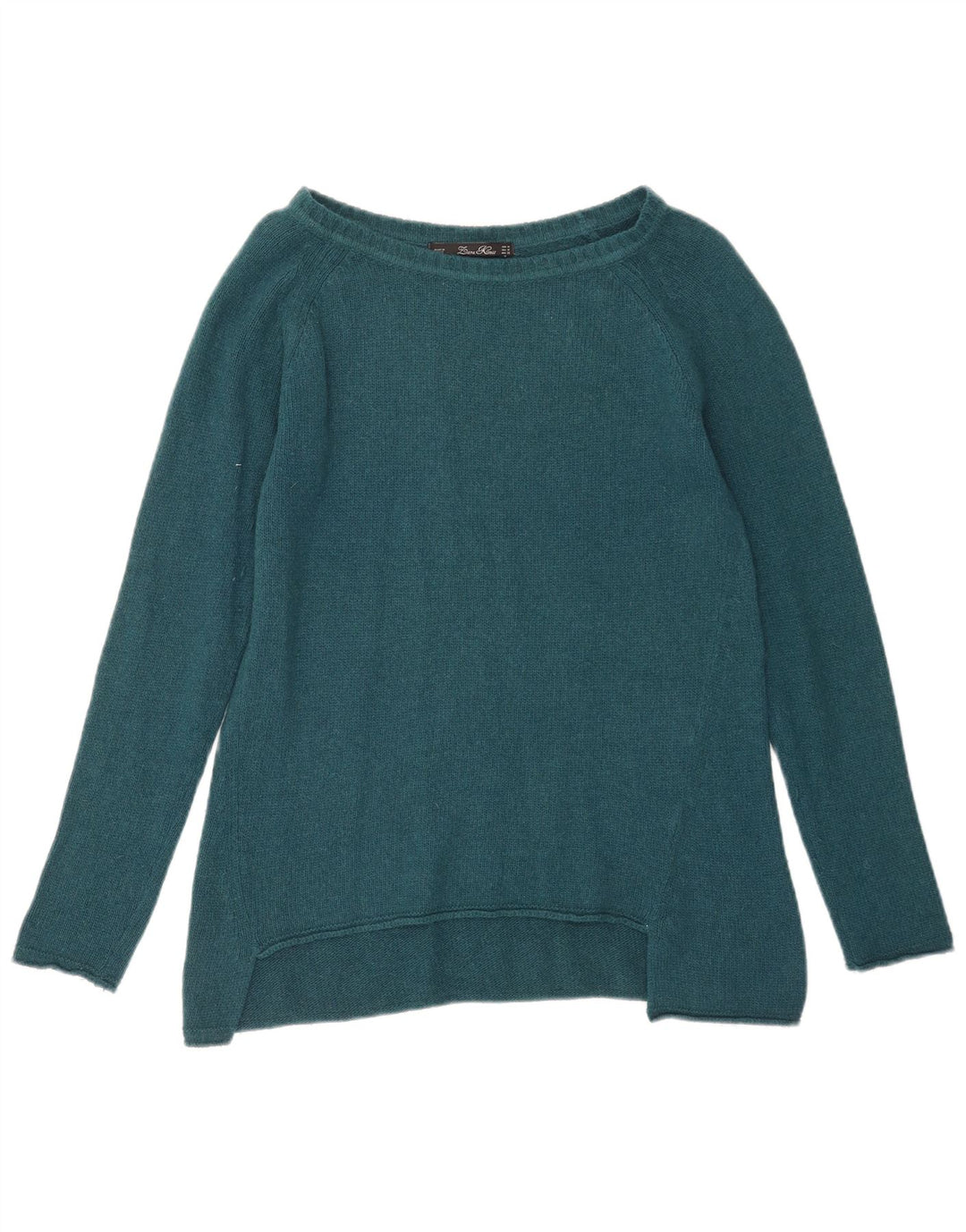 Zara Dame Boat Neck Jumper Sweater UK 14 Medium Green