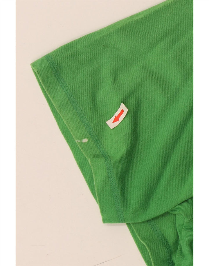 Puma Herre Grafisk T-Shirt Top XL Grøn Bomuld