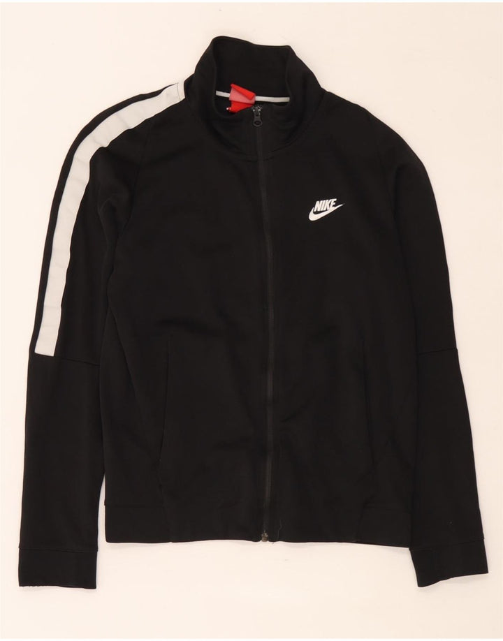 Nike træningsdragt til mænd, topjakke, lille sort Colourblock Bomuld