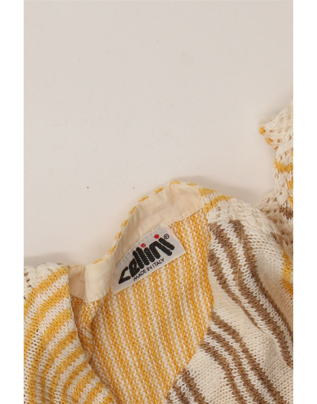 Cellini Dame Cardigan Sweater UK 12 Medium Off White Stribet