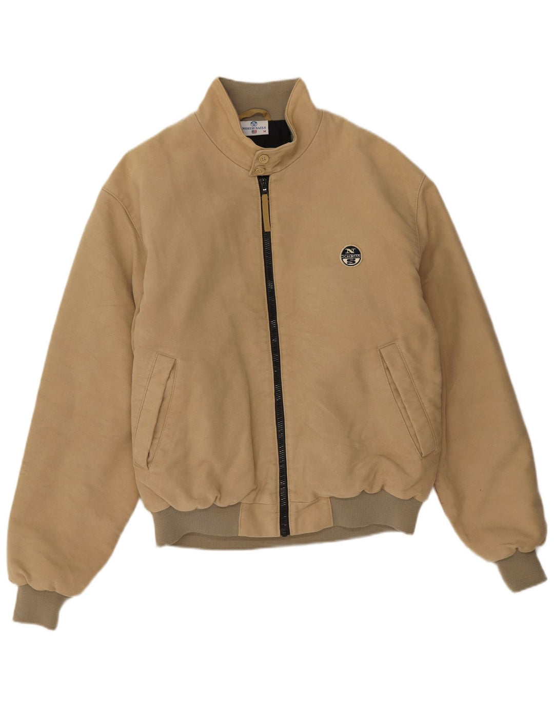 North Sails Herre Bomber Jacket UK 38 Medium Beige