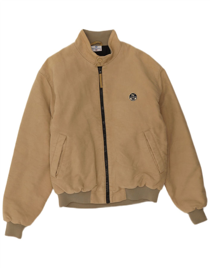 North Sails Herre Bomber Jacket UK 38 Medium Beige