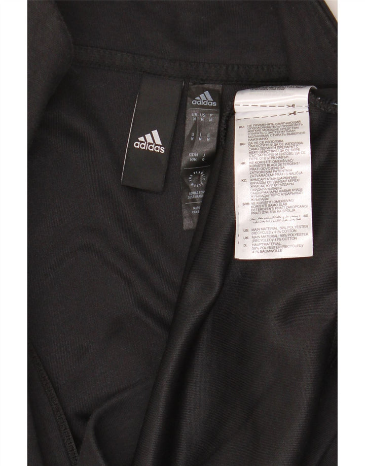 Adidas Herre Aeroready Graphic Tracksuit Top Jakke Medium Sort Polyester