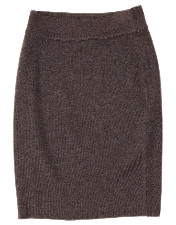 MARELLA Womens Knit Pencil Skirt Small W28  Grey