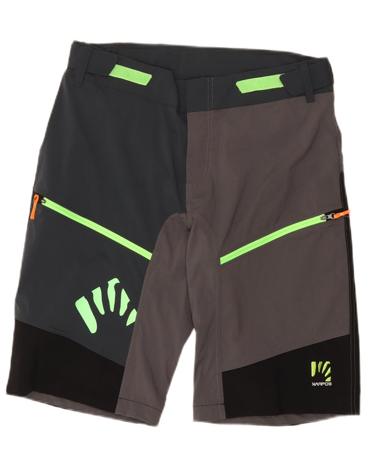 Karpos Herre grafiske vandreshorts Large W34 Grå Colourblock Polyester