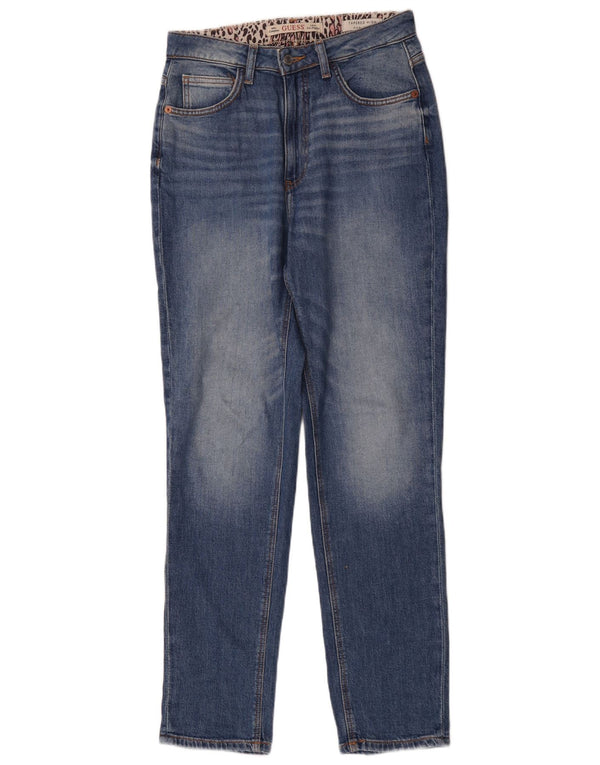 Guess Womens Mom Jean Tapered Jeans W28 L31 Blå Bomuld