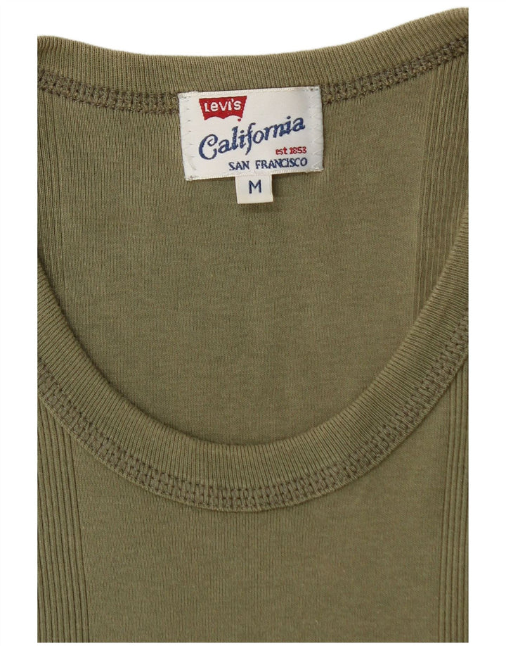 Levi's Damevest Top UK 12 Medium Khaki