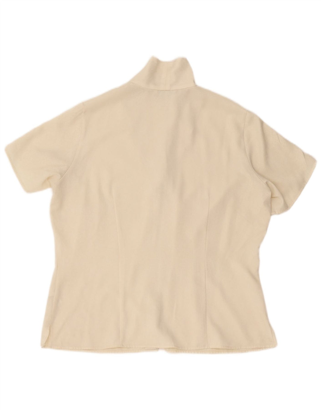 Marks & Spencer Kortærmet skjortebluse til kvinder UK 16 Stor Beige