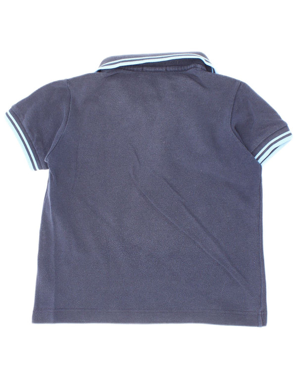 Fred Perry Baby drenge poloshirt 18-24 måneder marineblå stribet bomuld