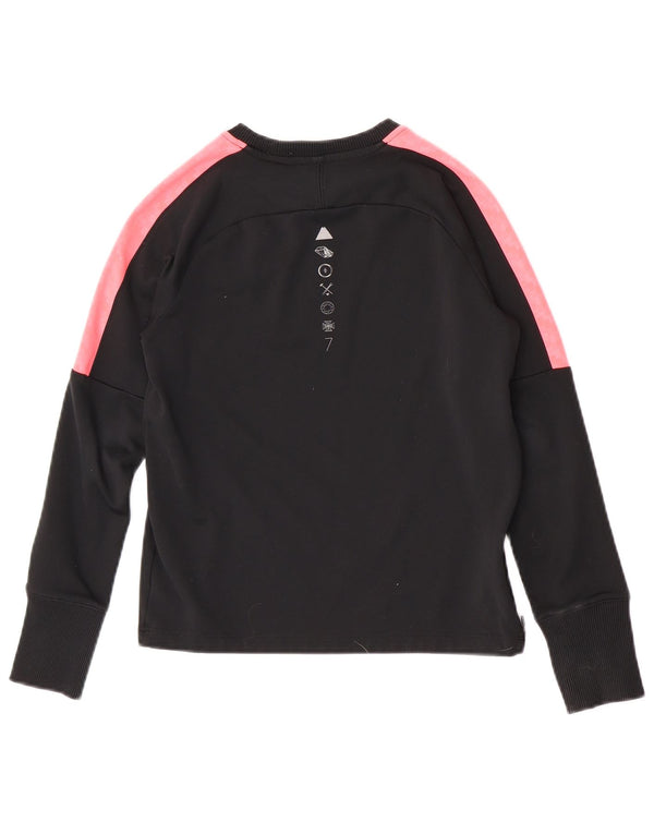 Nike Boys Dri Fit Grafisk Sweatshirt Jumper 10-11 år Medium Sort