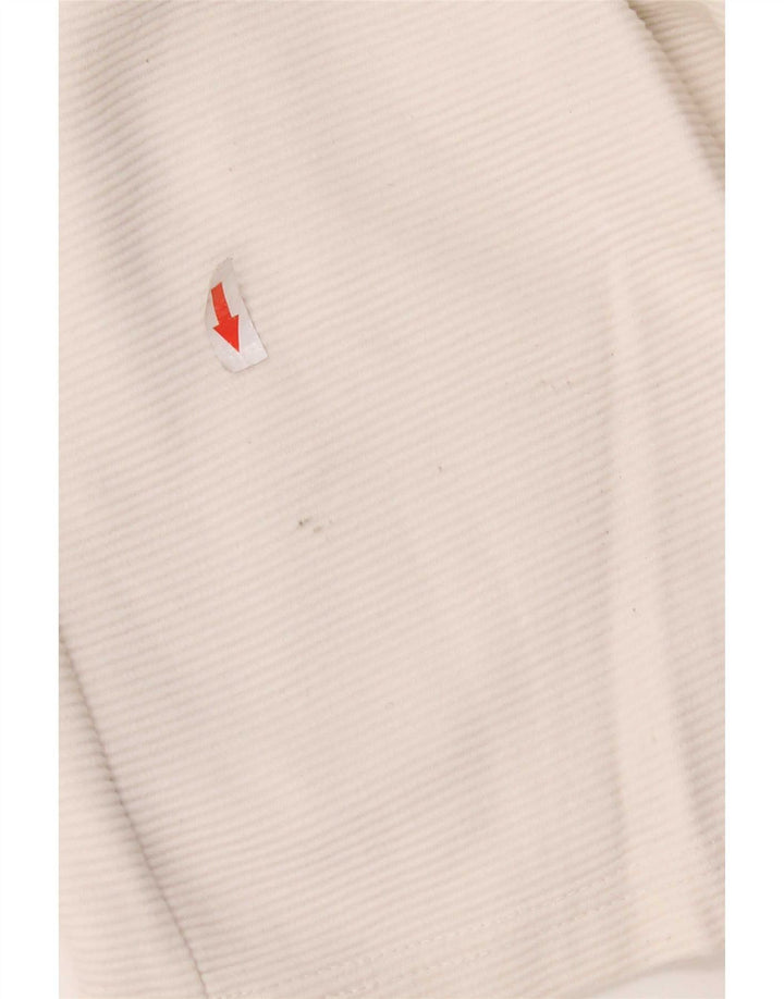 Zara Herre Sportshorts Små hvide nålestribet bomuld