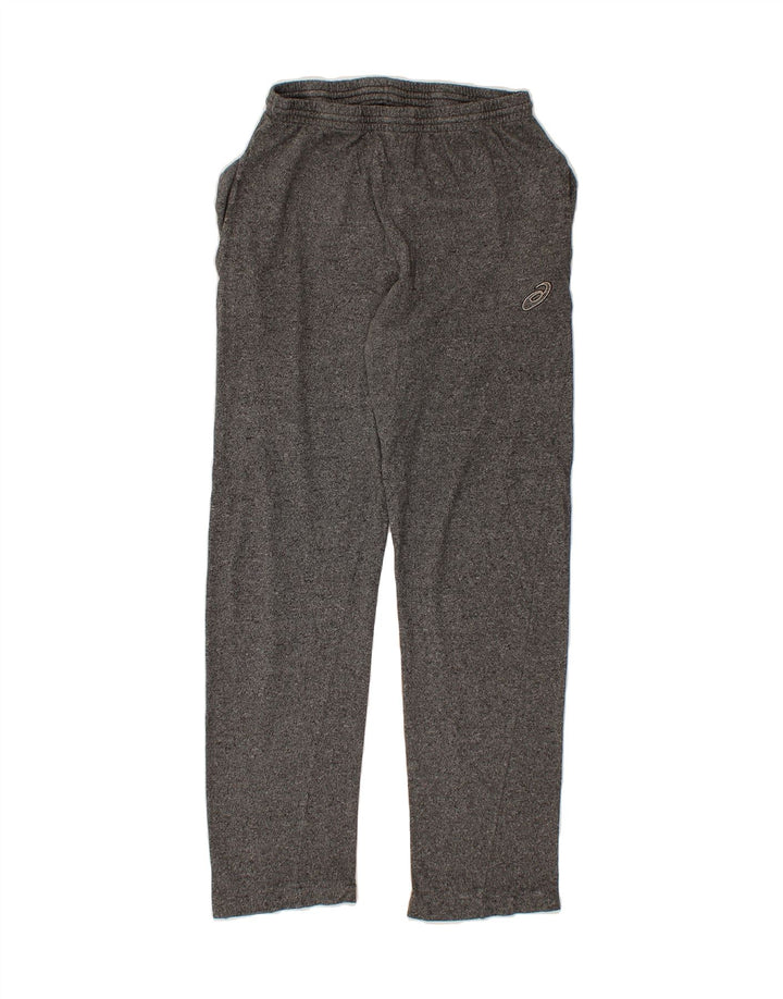 ASICS Womens Tracksuit Trousers UK 16 Large Grey Flecked Cotton Vintage Asics and Second-Hand Asics from Messina Hembry 