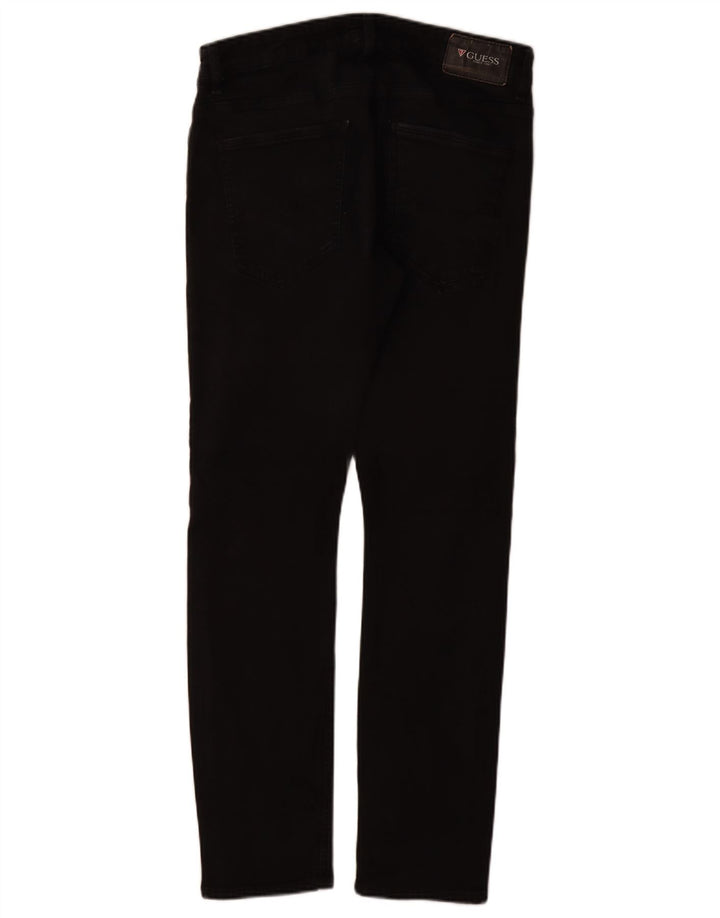 Guess Slim Jeans til mænd W31 L31 Sort bomuld