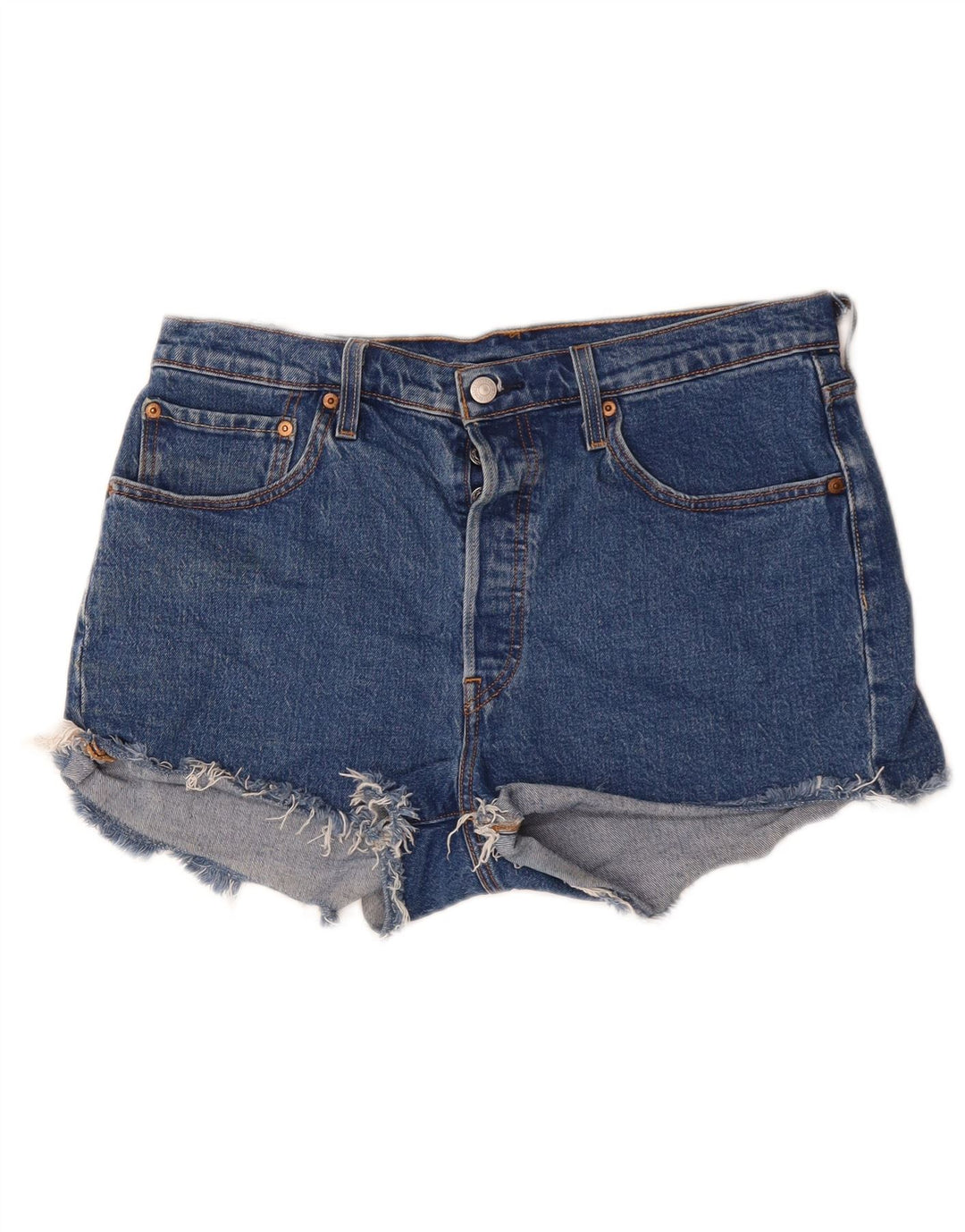 Levi's Womens 501 denimshorts W32 Large Blue Bomuld