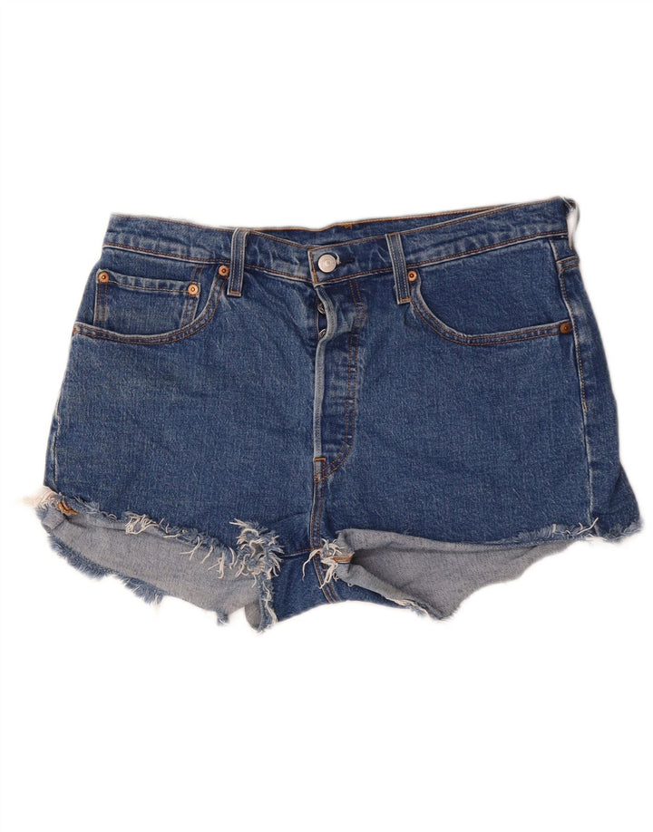 Levi's Womens 501 denimshorts W32 Large Blue Bomuld