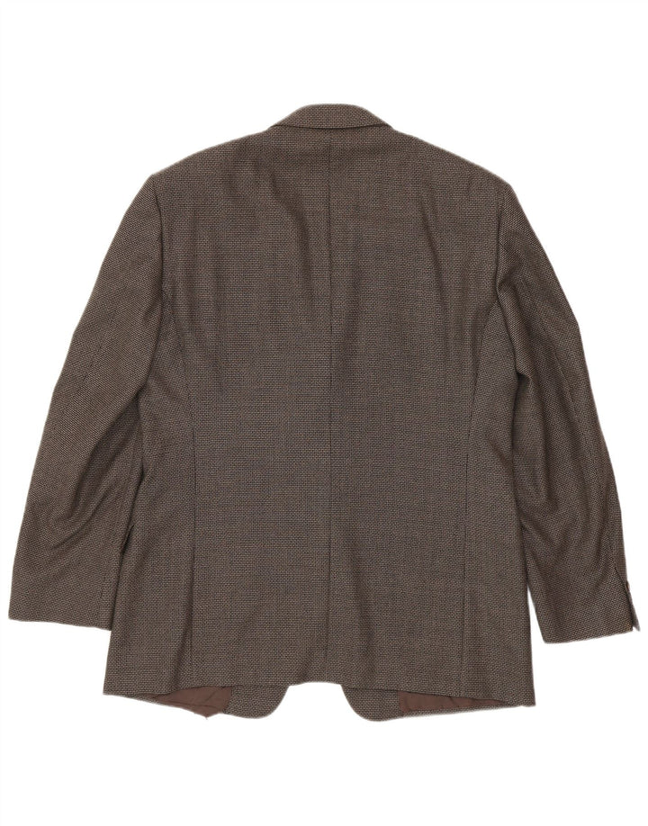 Valentino Herre 2-knaps blazerjakke IT 44 2XL Grå Houndstooth