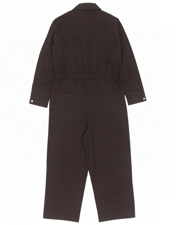 Zara Dame Langærmet Jumpsuit UK 16 Large Black