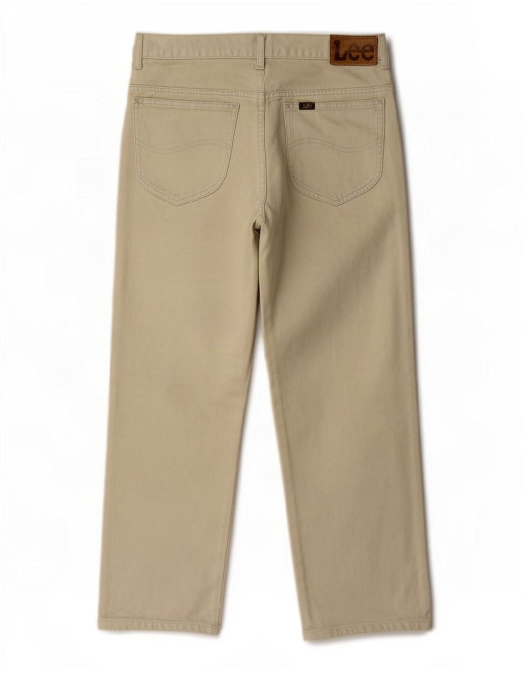 Lee Straight Jeans til mænd W36 L27 Beige
