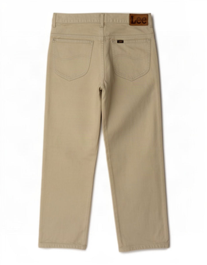 Lee Straight Jeans til mænd W36 L27 Beige