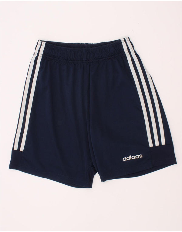 Adidas drenge sportsshorts 11-12 år marineblå polyester