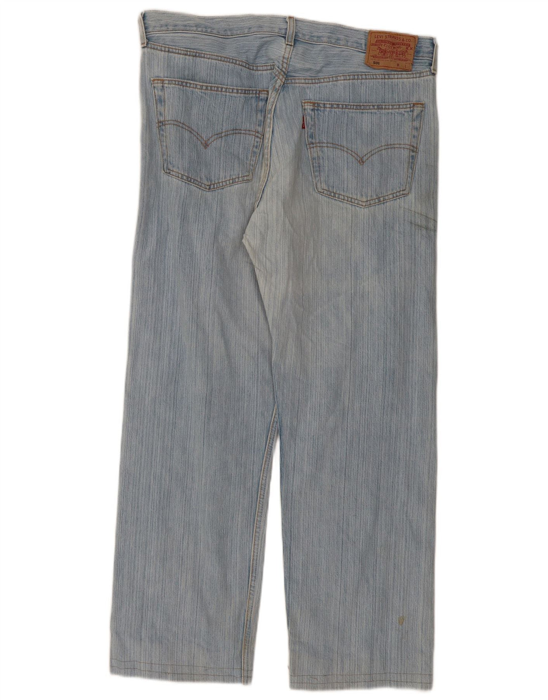 Levi's Dame 501 Straight Jeans W38 L29 Blå