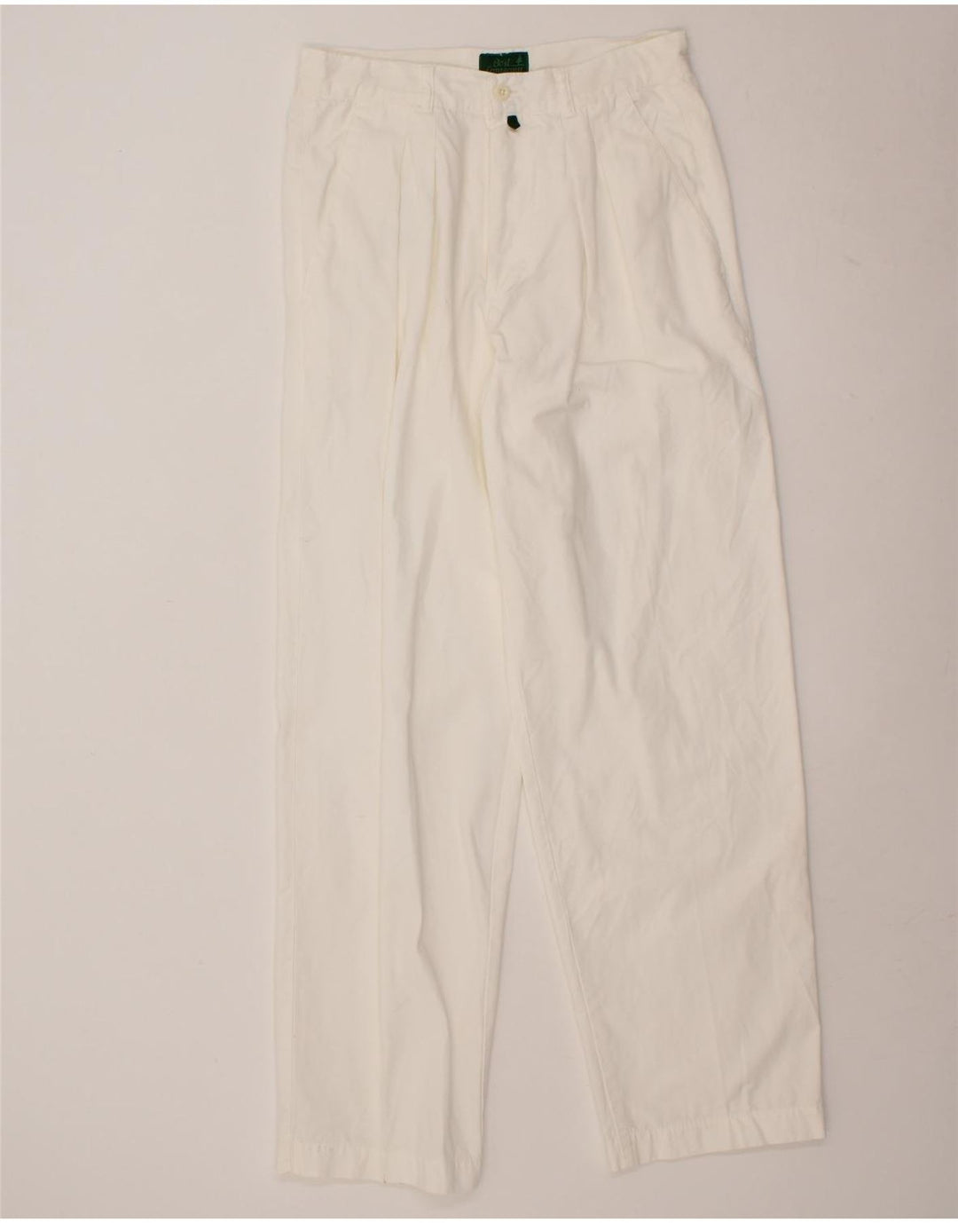 BEDSTE FIRMA Herre Pegged Chino Bukser W32 L32 Hvid