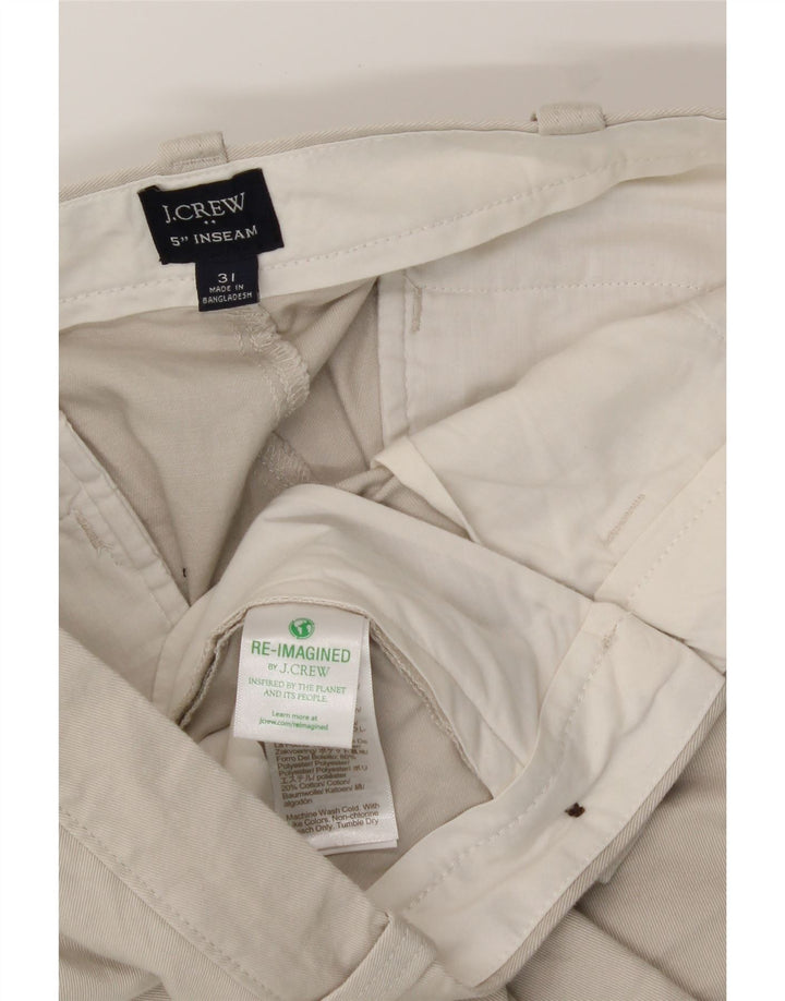 J. CREW Womens Chino Shorts W31 Medium  Grey Cotton Vintage J. Crew and Second-Hand J. Crew from Messina Hembry 
