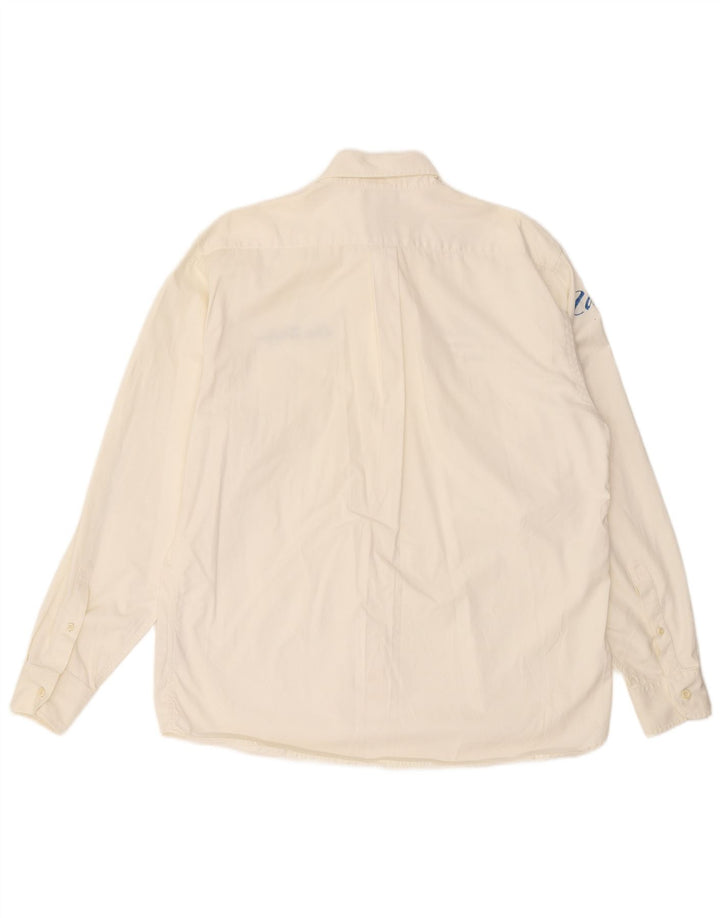 North Sails Herre grafisk skjorte 2XL Off White Bomuld