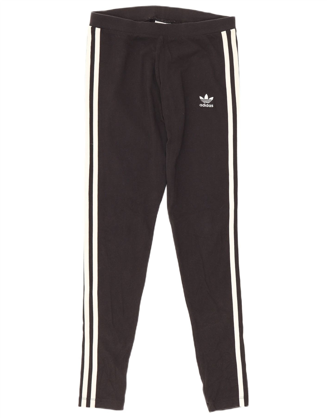 Adidas Dame Leggings UK 10 Small Black Bomuld