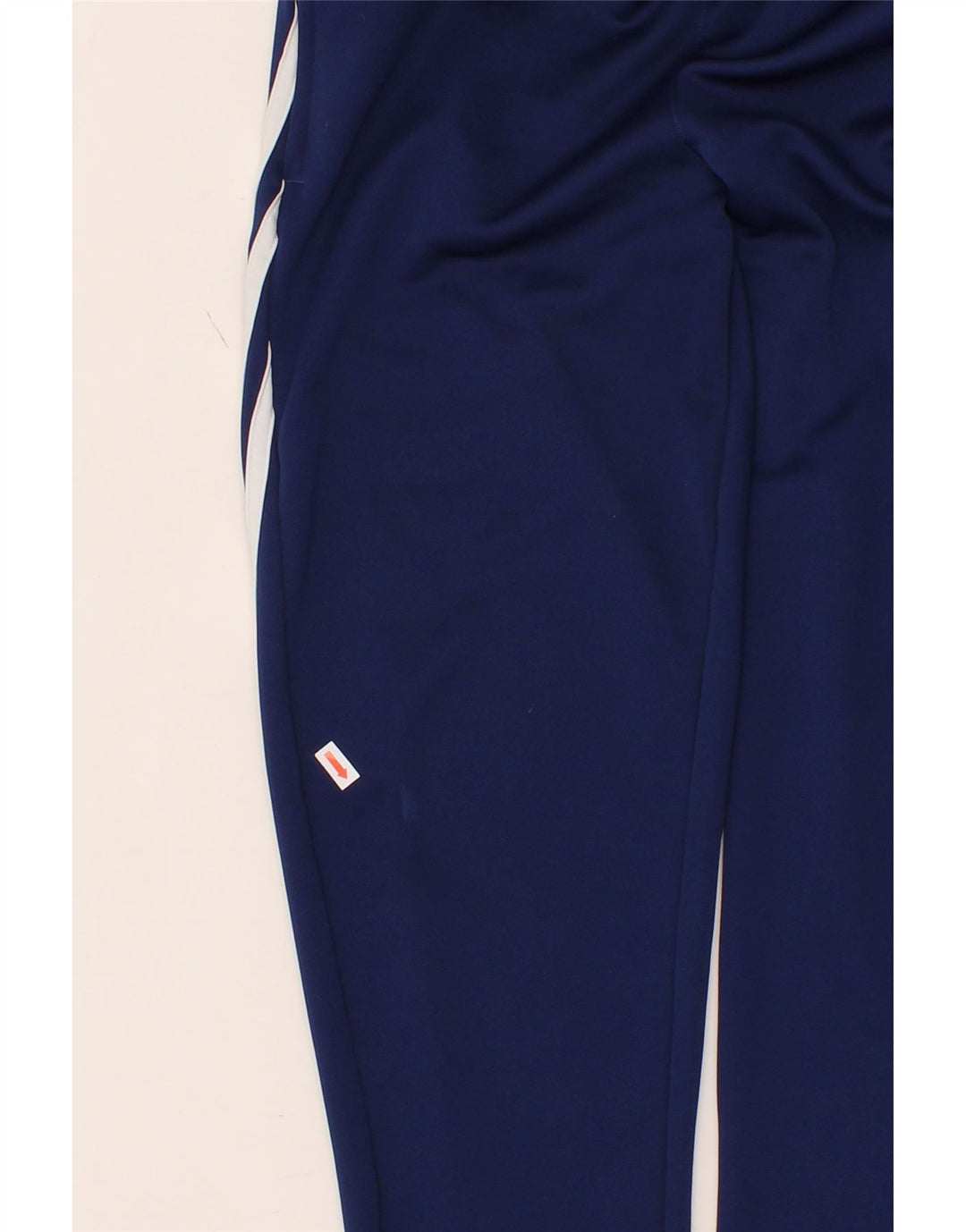 ADIDAS Boys Tracksuit Trousers 13-14 Years XL Navy Blue Polyester Vintage Adidas and Second-Hand Adidas from Messina Hembry 