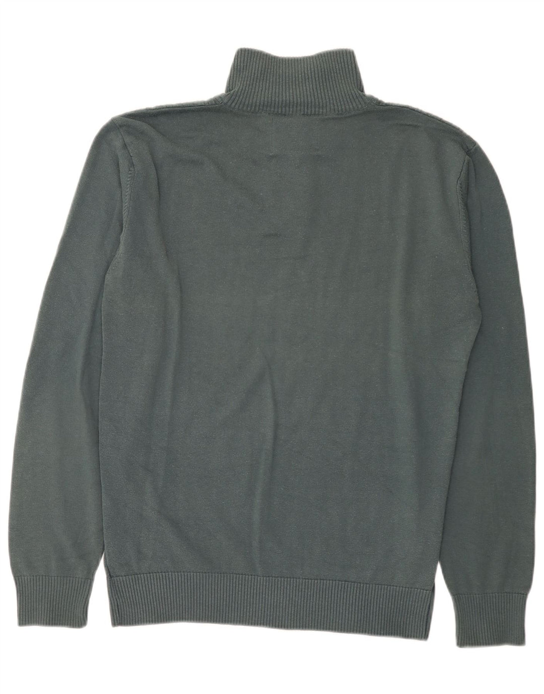 Jack & Jones Herre Button Neck Jumper Sweater XL Grøn Bomuld