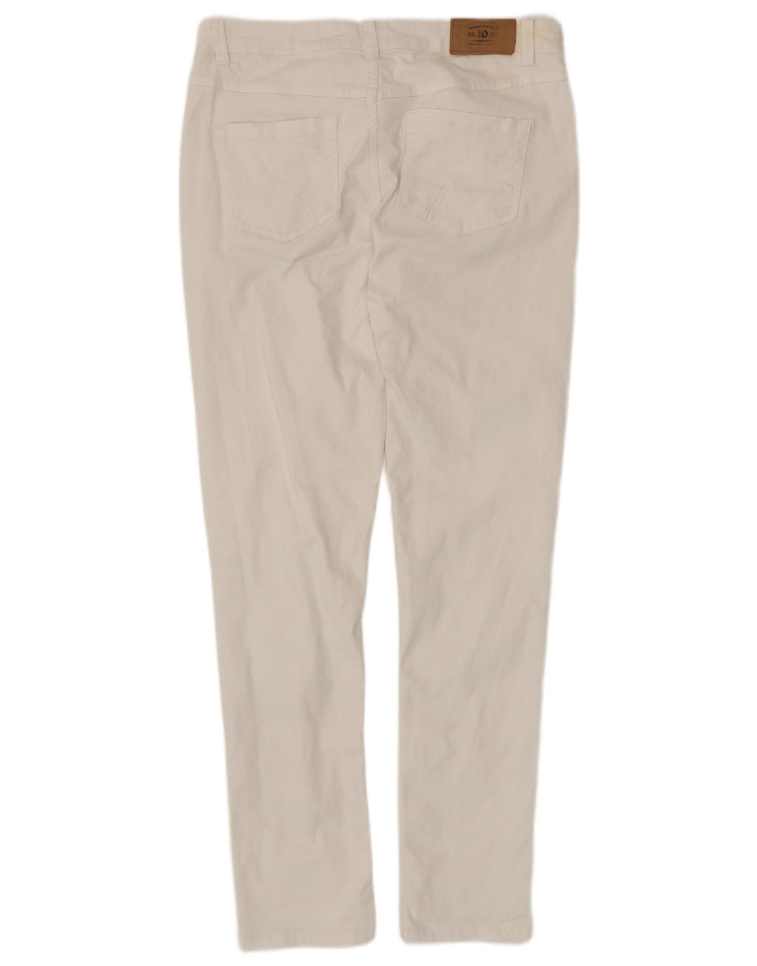 DACK'S Dame Slim Jeans IT 44 Medium W32 L28 Hvid Bomuld