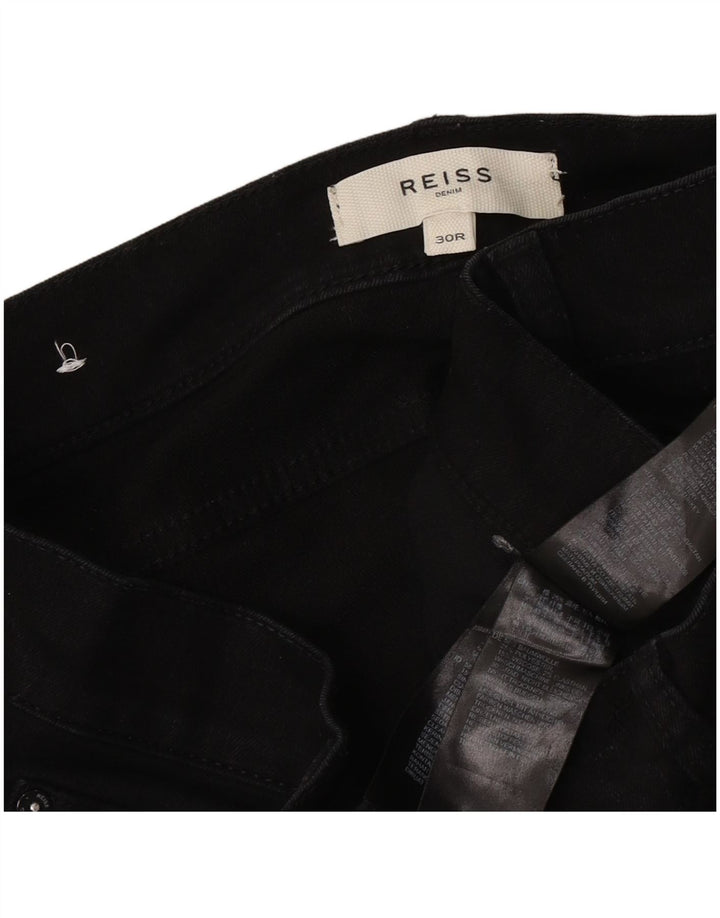 Reiss Slim Jeans til kvinder W30 L32 sort bomuld