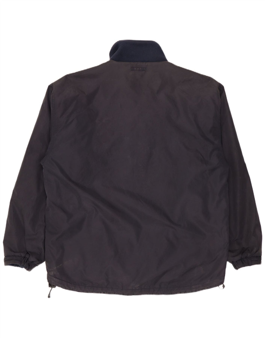 WOOLRICH Vendbar herrejakke UK 40 Stor marineblå nylon