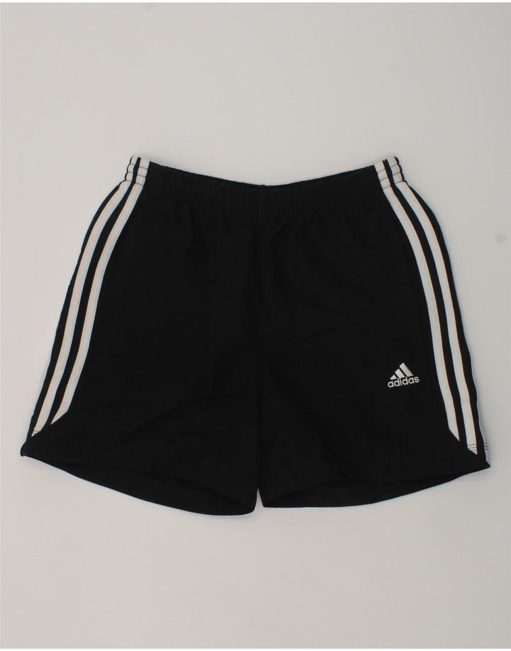 ADIDAS Boys Climalite Sport Shorts 11-12 Years Black Polyester | Vintage Adidas | Thrift | Second-Hand Adidas | Used Clothing | Messina Hembry 