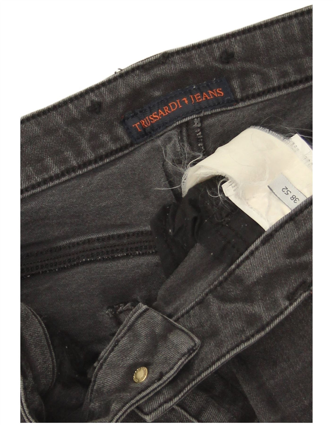 Trussardi Herre Slim Jeans IT 52 XL W38 L32 Grå
