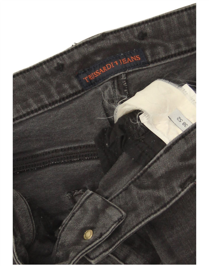 Trussardi Herre Slim Jeans IT 52 XL W38 L32 Grå