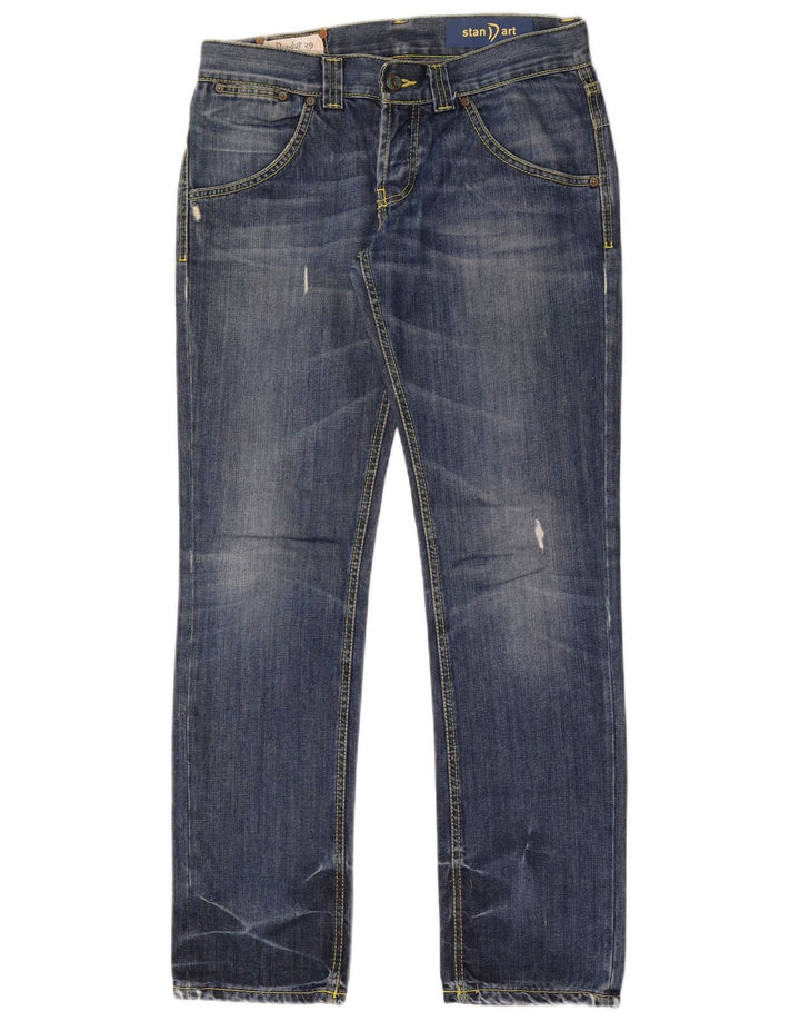 Dondup Dame Stan Dart Straight Jeans W29 L32 Blå Bomuld