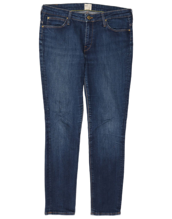 Lee Dame Scarlett Skinny Jeans W32 L31 Marineblå Bomuld