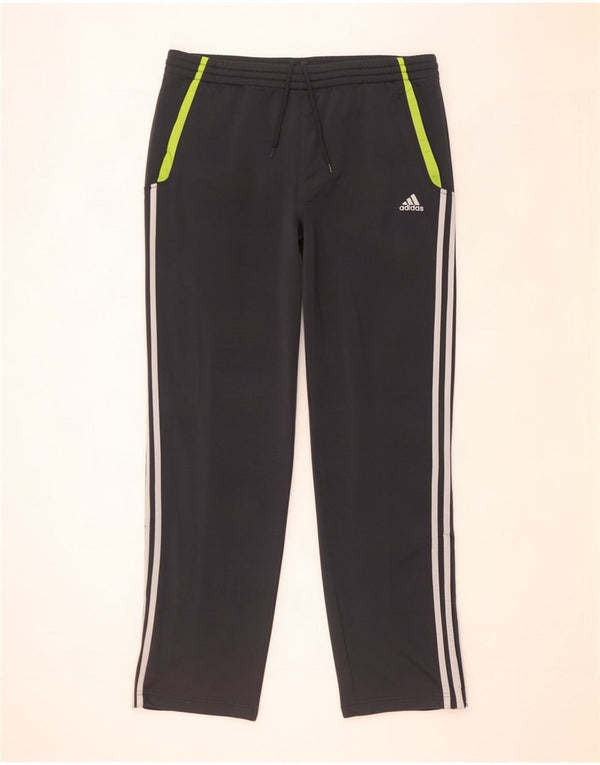 Adidas Mens Tracksuit Trousers XL Black Colourblock Polyester