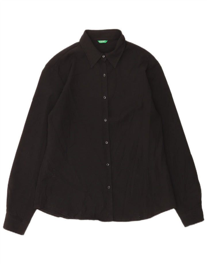 Benetton Dameskjorte UK 14 Large Sort