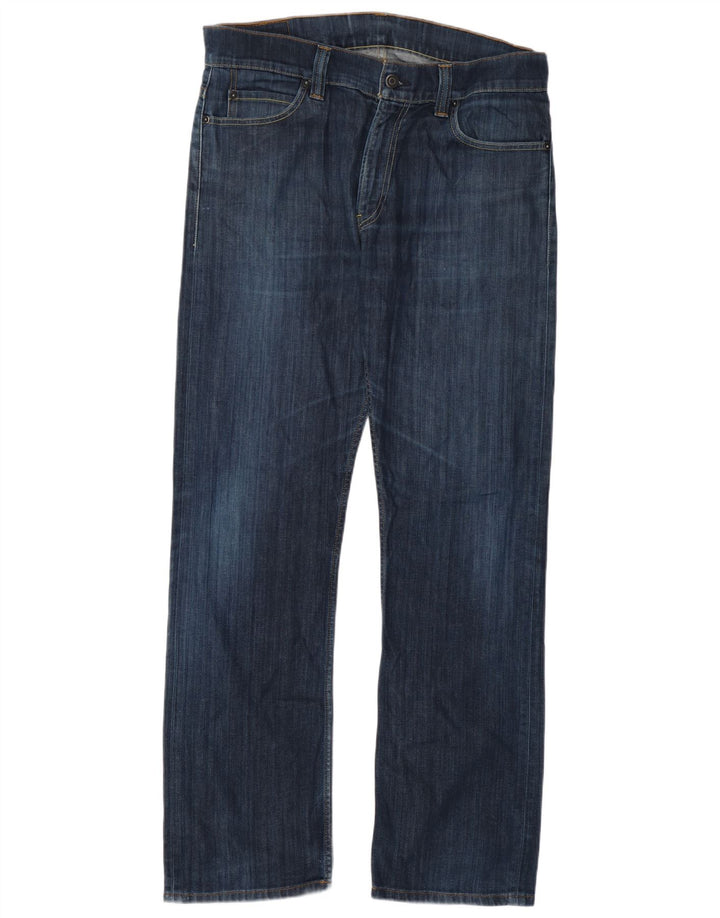 Levi's Herre 506 Straight Jeans W36 L34 Blå Bomuld