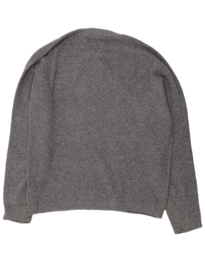 Massimo Dutti Herre Crew Neck Jumper Sweater Medium Grey Bomuld