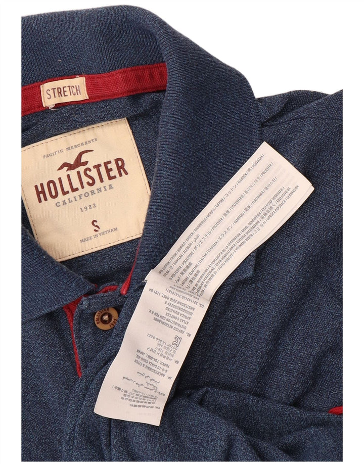 Hollister herre poloshirt lille marineblå bomuld
