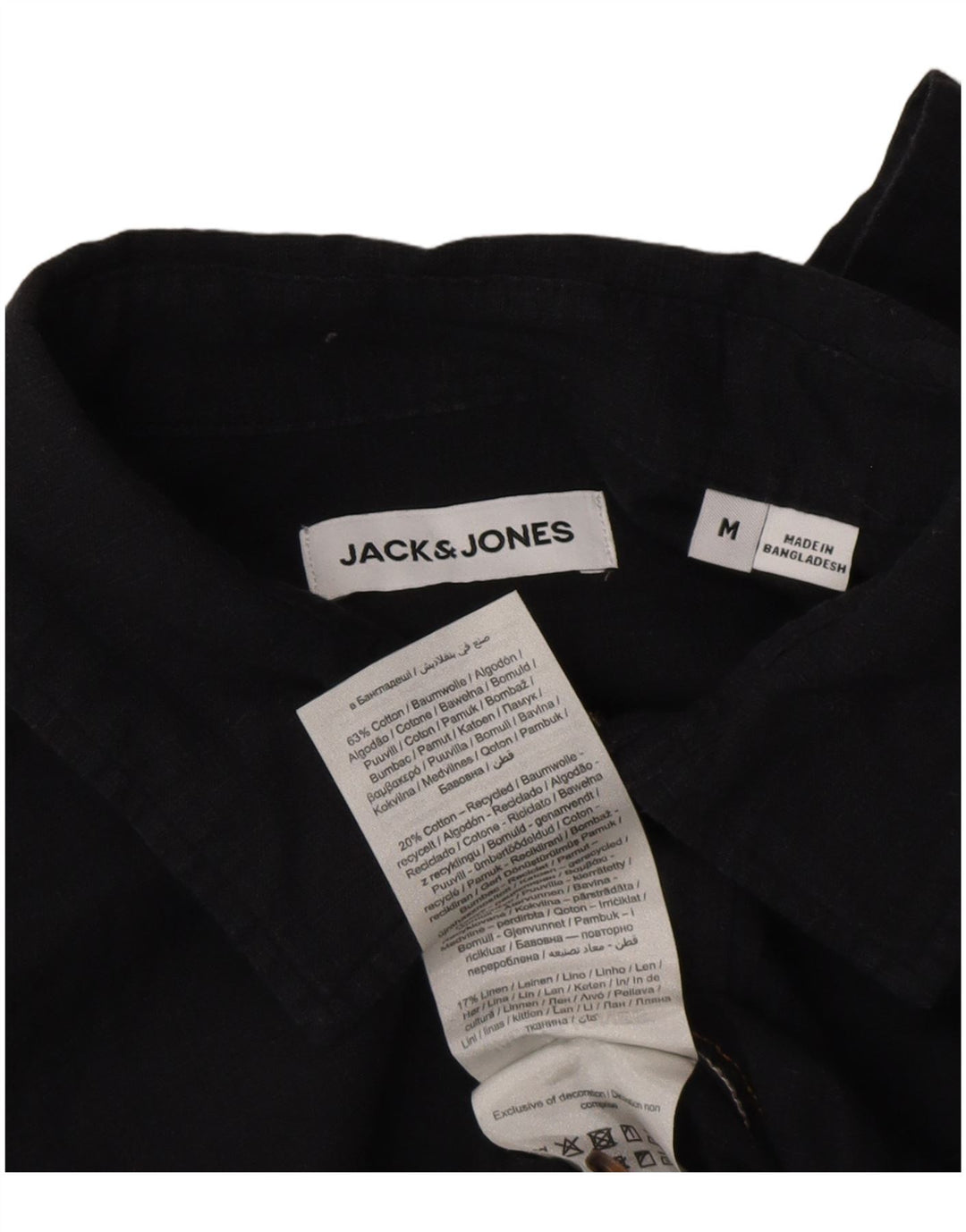 Jack & Jones Herreskjorte Medium Sort Bomuld