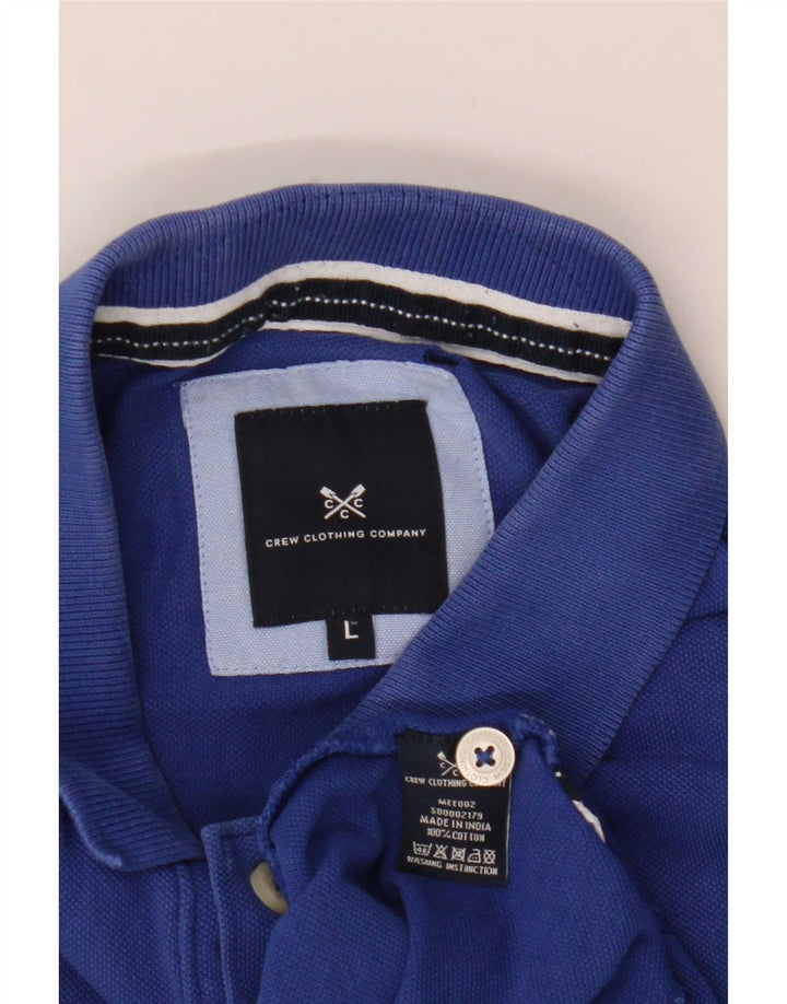 Besætningstøj Herre poloshirt Stor blå bomuld