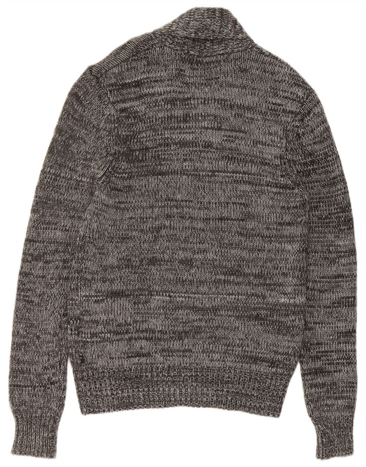 Levi's Herre Slim Fit Cardigan Sweater Lille grå Flecked Viscose