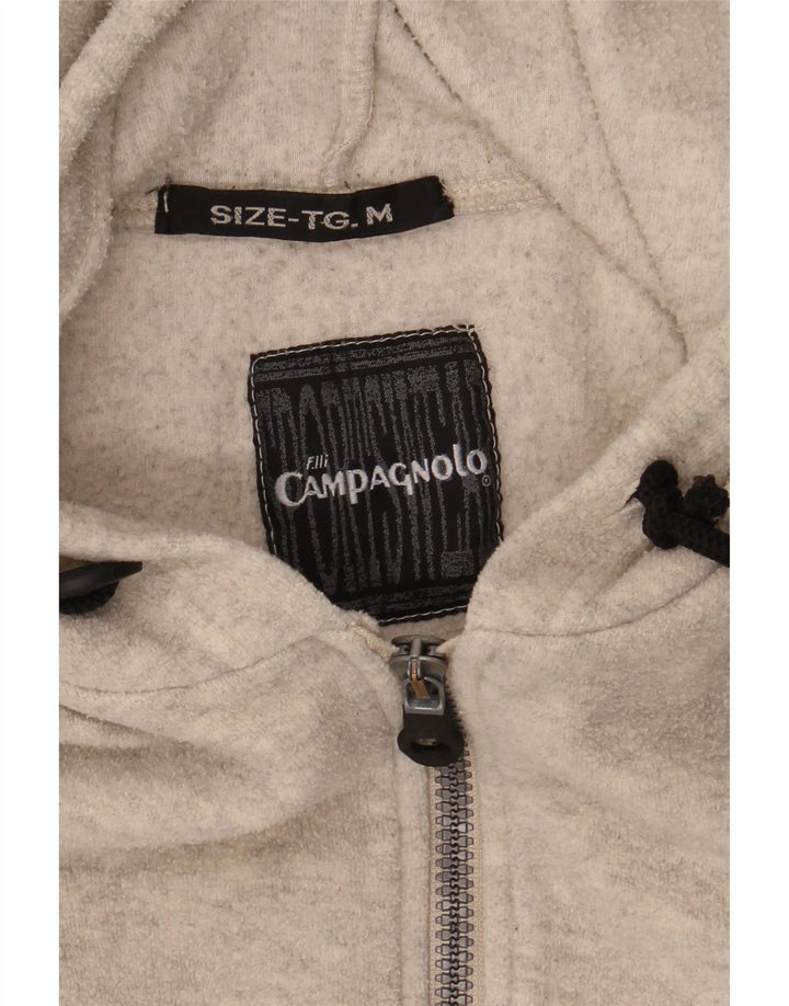 CAMPAGNOLO Mens Hooded Fleece Jumper Medium Grey Vintage Campagnolo and Second-Hand Campagnolo from Messina Hembry 