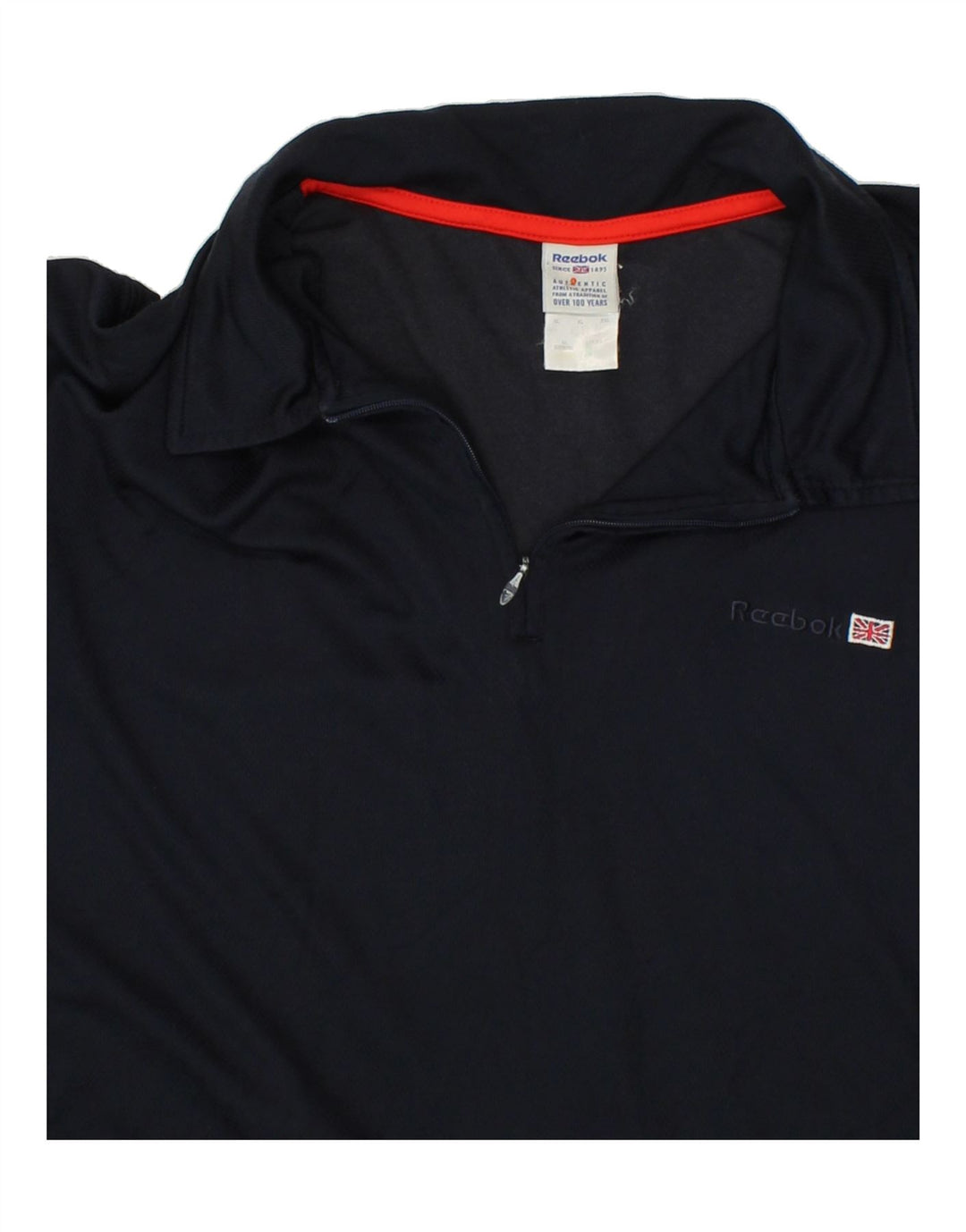 REEBOK Mens Polo Shirt XL Navy Blue Cotton Vintage Reebok and Second-Hand Reebok from Messina Hembry 
